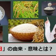 米食の日のアイキャッチ画像
